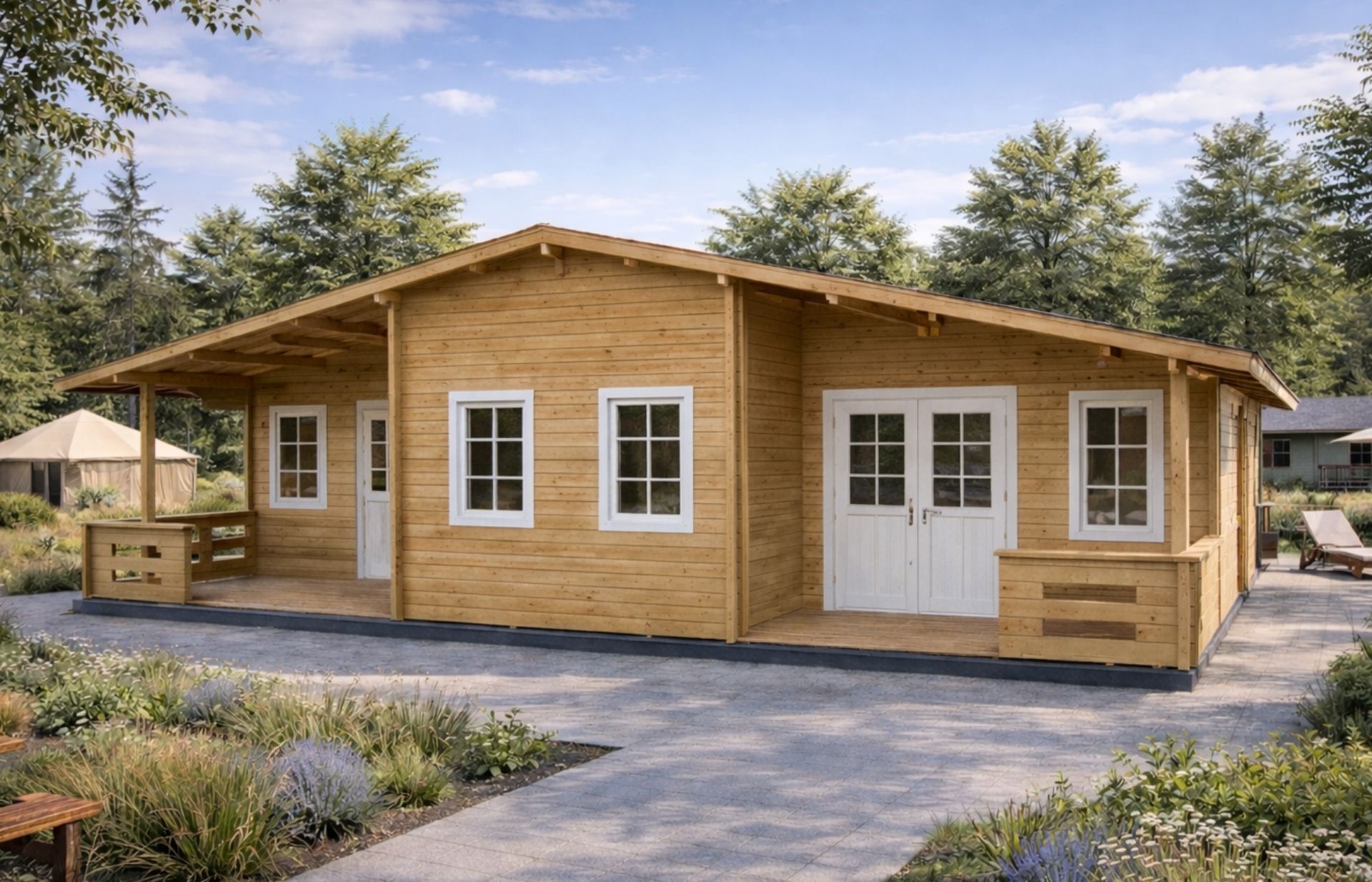 Domek z bali pod wynajem